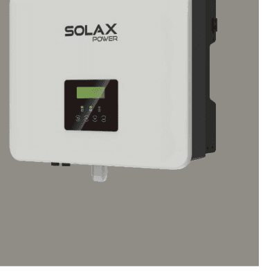 Render dell'inverter monofase ibrido SolaX X1-Hybrid G4 con display frontale