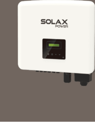 Inverter trifase SolaX X3-PRO G2 da 30 kW, corpo bianco con display LCD e porte di connessione