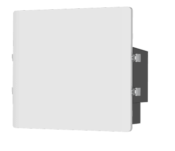 Render del Matebox monofase Solax, cassetta di connessione bianca con staffa di montaggio a parete