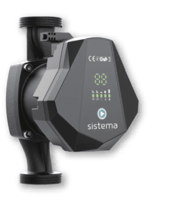 Pompa di ricircolo Sistema a giri variabili con display digitale a LED sul corpo motore