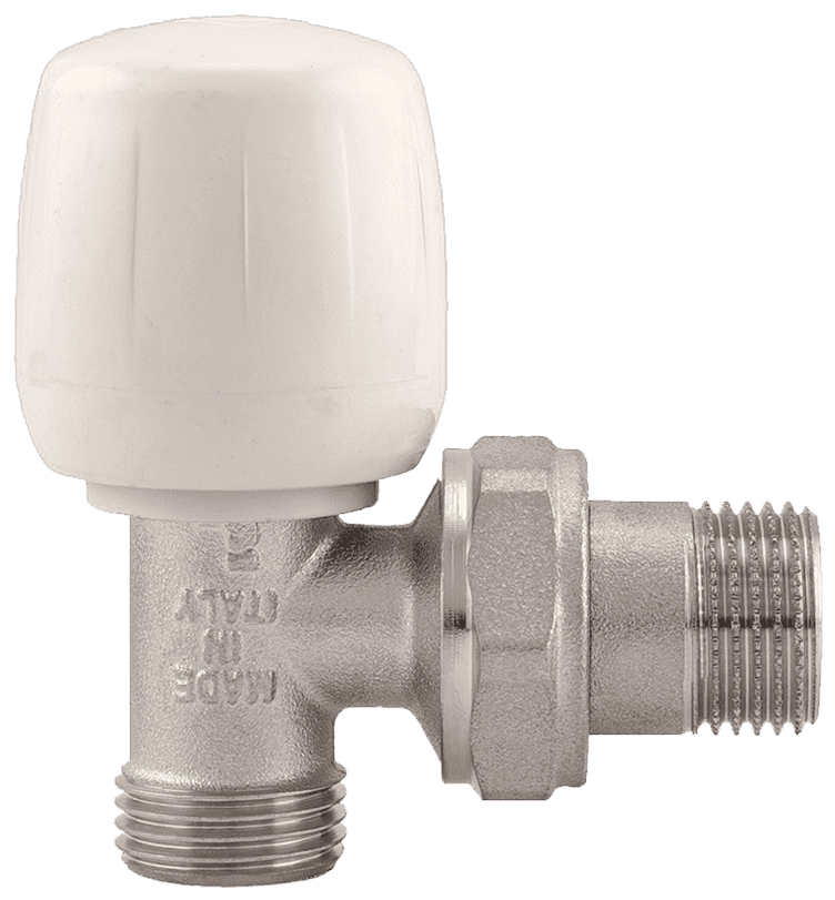 Rubinetto mandata ad angolo 1/2″ Fe