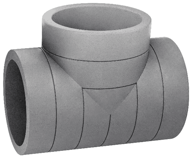 Raccordo a T EPS – tubazione slim